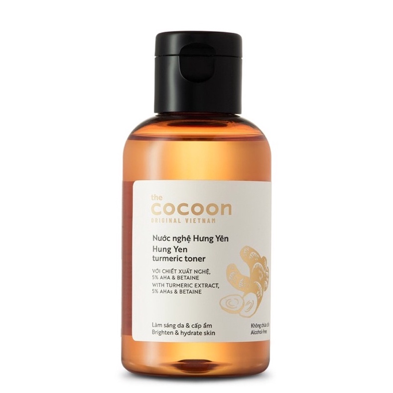 Nước Cân Bằng Nghệ Hưng Yên Cocoon Turmeric Toner 140ml