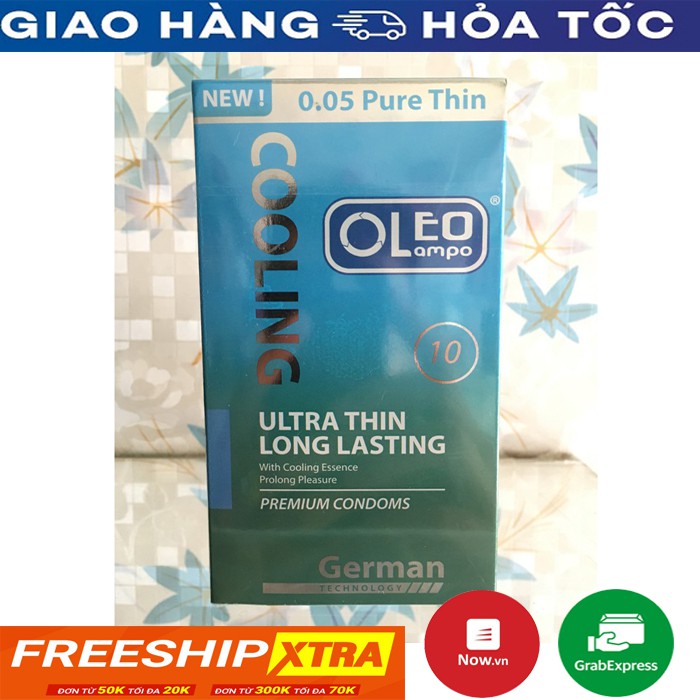 Kéo dài thời gian yêu Bao cao su OLEO Pure thin 0.05 - 10 chiếc