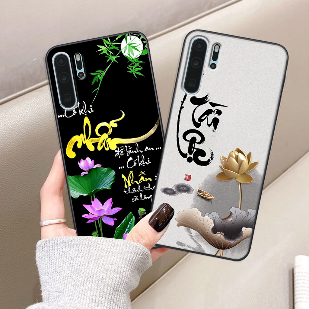 Ốp lưng Huawei P30 PRO in hình chữ tài chữ lộc, Cha Mẹ, bình an SIÊU ĐẸP
