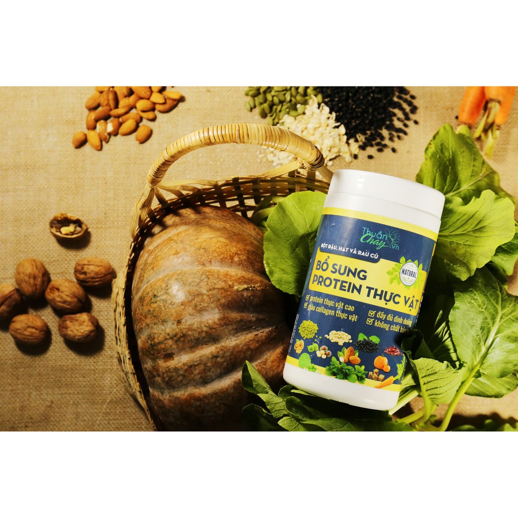 BỘT ĐẬU, HẠT VÀ RAU CỦ BỔ SUNG PROTEIN THUẦN TỰ NHIÊN (500GR) | BigBuy360 - bigbuy360.vn