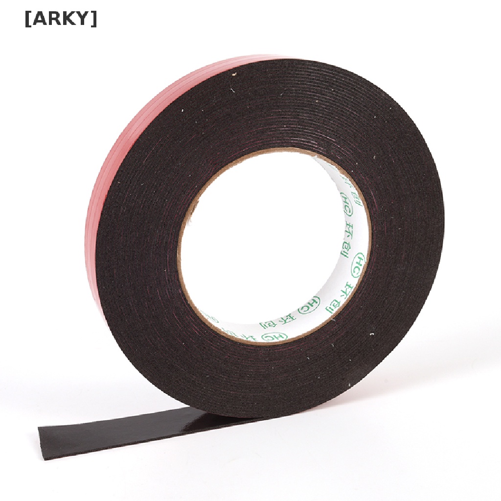 Cuộn Băng Keo Hai Mặt 10M Siêu Dính Màu Đỏ