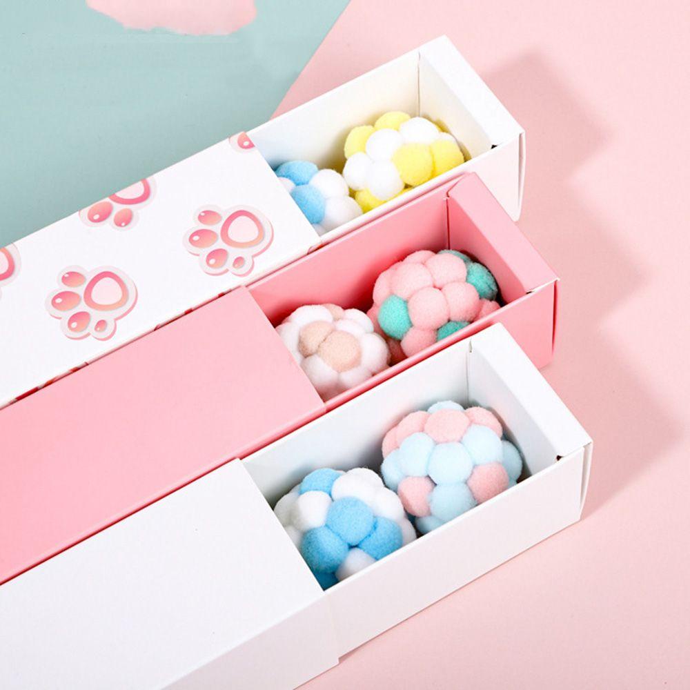 Bóng Lông Xù Nhiều Màu Đáng Yêu Cho Mèo Cưng|Dụng Cụ Mài Móng Tự Làm Nóng Cho Thú Cưng