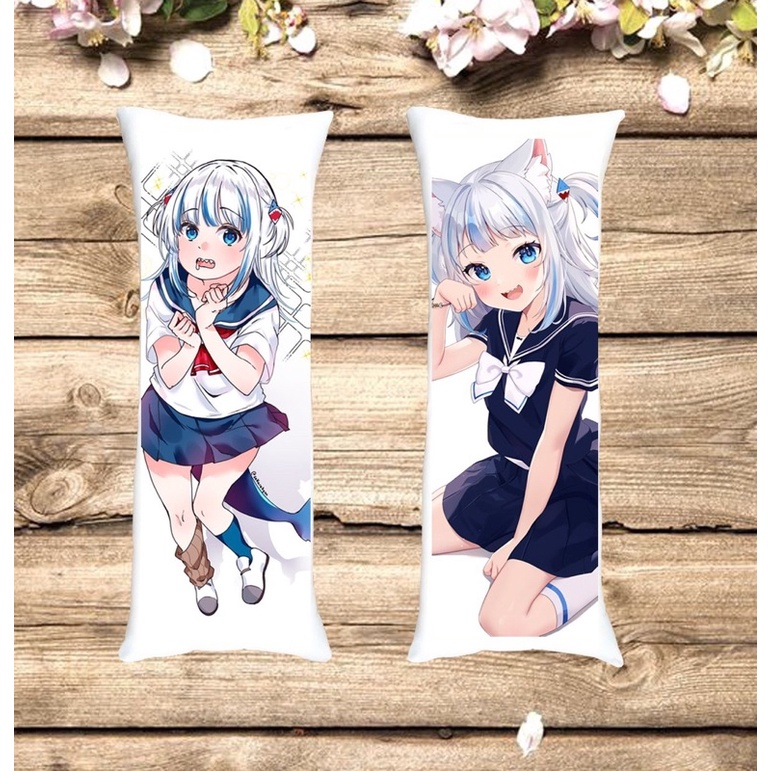 Gối ngủ Vtuber Gure Gawr dài 40cm x1m/Gối Gure Gawr