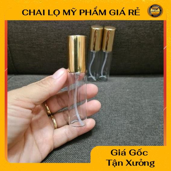 Lọ Chiết Nước Hoa ❤ RẺ VÔ ĐỊCH ❤ Lọ chiết nước hoa thủy tinh tròn 10ml , lọ đựng nước hoa , phụ kiện du lịch