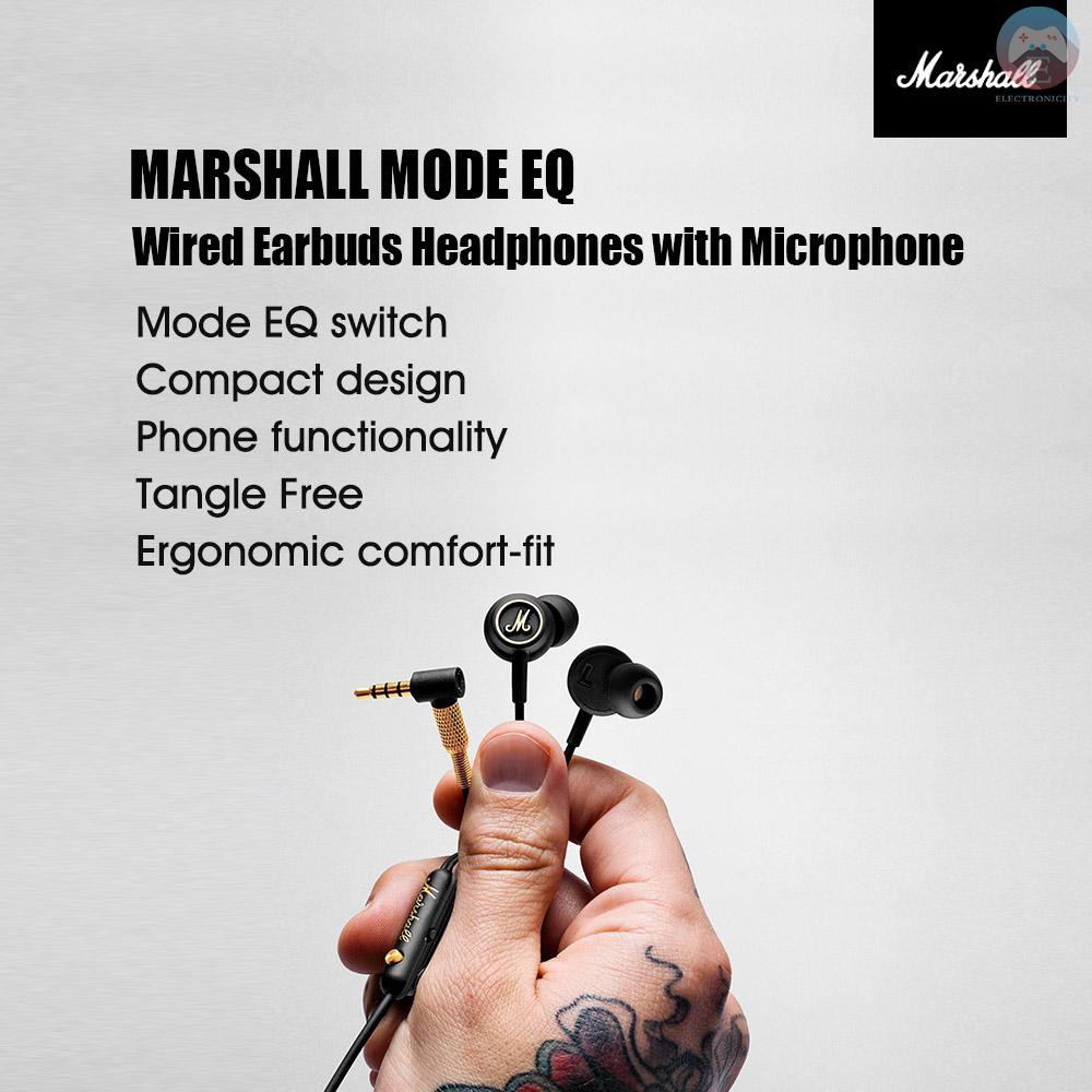 MARSHALL Tai Nghe Nhét Tai Kèm Mic Đầu Cắm 3.5mm