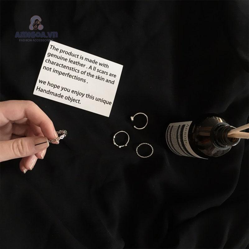 ✨✨Bộ Nhẫn Thời Trang Kiểu Dáng Cá Tính Độc Đáo Phong Cách Hàn Quốc