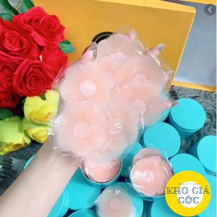 HỘP 5 ĐÔI DÁN NHŨ HOA SILICON SIÊU MỀM