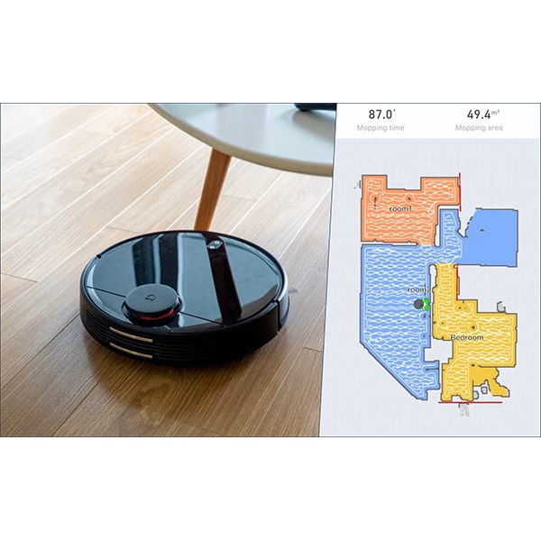 Robot Hút Bụi Lau Nhà Xiaomi Mijia Gen 2  - Bản mới 2021 TÍCH HỢP LAU RUNG giá tốt nhất