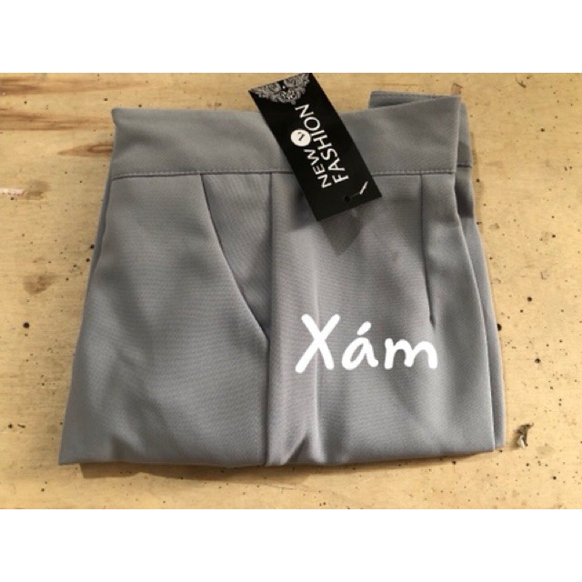 ❤Quần Tây ống rộng ❤khoá sườn,💖FREESHIP💖, -ảnh thật phía sau Q007