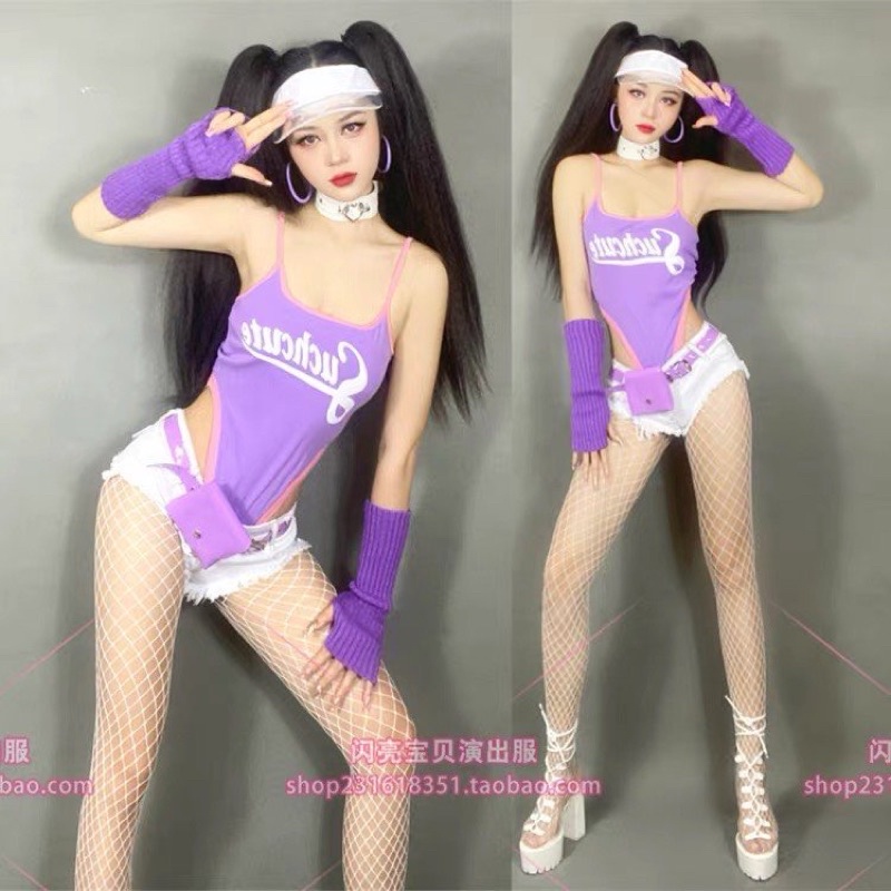 Áo hai dây bodysuit liền thân khoe eo in chữ viền màu 403 FIORI STORE