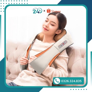 Máy massage lưng, đai mát xa cổ, vai gáy 6d hồng ngoại kensonic - hỗ trợ giảm đau mỏi lưng cổ vai gáy