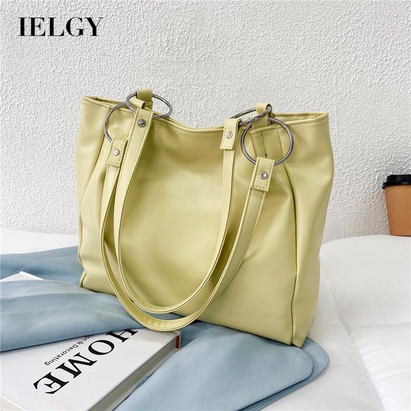 Túi đeo vai IELGY sức chứa lớn thiết kế đơn giản thời trang sành điệu cho nữ