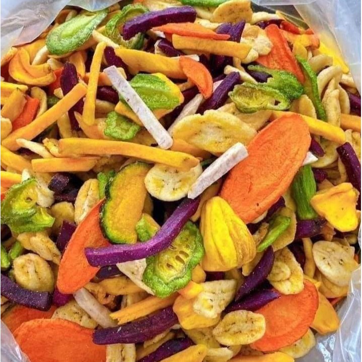 Trái cây sấy thập cẩm 270g thơm giòn Tiệm Ăn Vặt MeoFood thơm ngon đậm vị