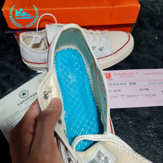 Giày Converse 1970s trắng nam nữ cổ thấp