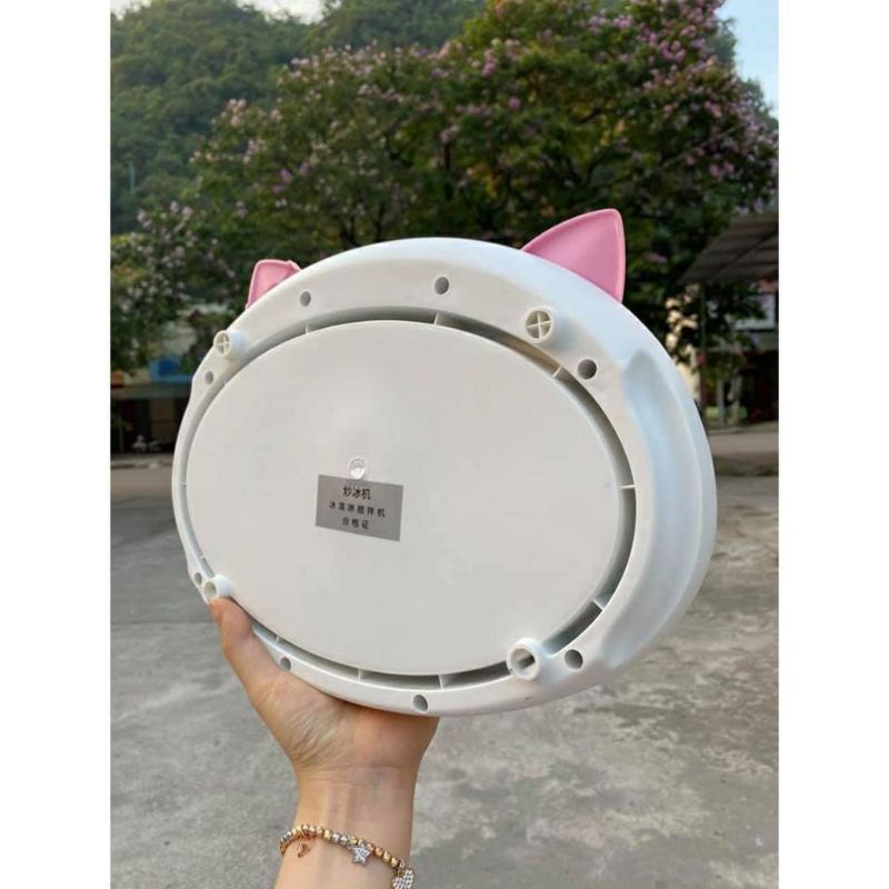 Máy làm kem cuộn mini thái lan tại nhà,ko dùng điện ,rễ sử dụng