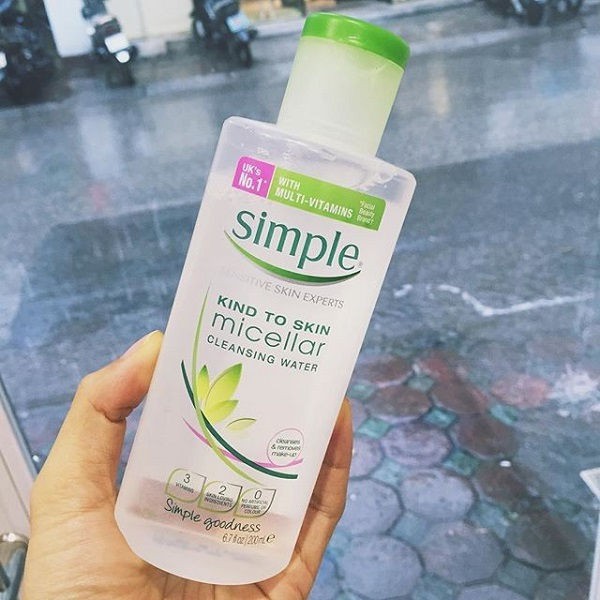 Nước Tẩy Trang Simple Micellar Cleansing Water 200ml #Pvy Beauty