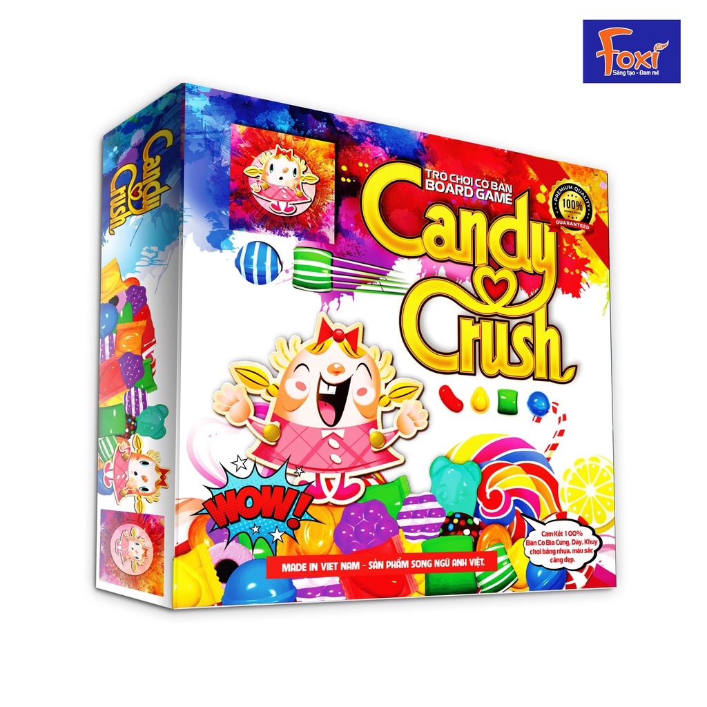 Board game-Candy Crush Foxi-đồ chơi phát triển tư duy-tăng trí nhớ-dễ chơi-vui nhộn-giá siêu rẻ