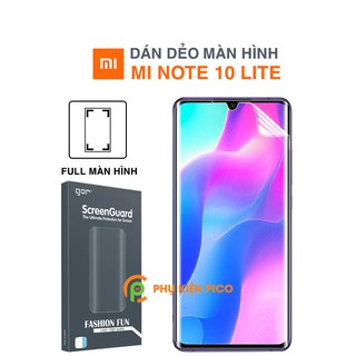 Dán màn hình Mi Note 10 Lite full viền dẻo trong suốt chính hãng Gor bộ 2 chiếc – Dán dẻo Xiaomi Mi Note 10 Lite
