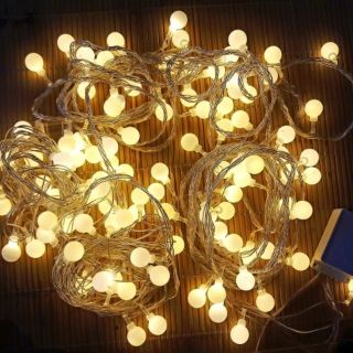 Dây Đèn Trang Trí 10M Tròn Nhỏ ( Cấm Điện )