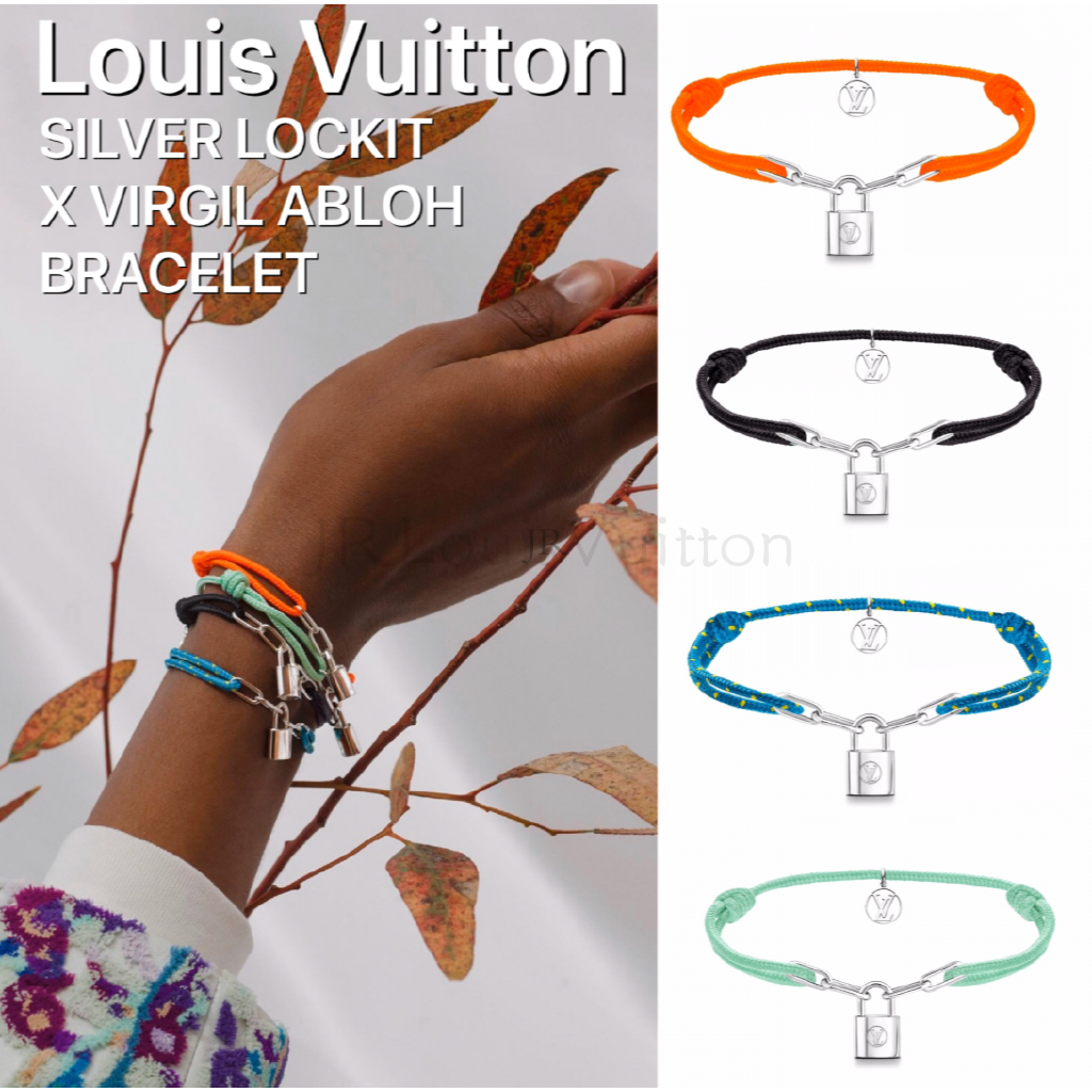 Vòng Tay Bạc 2021 X Virus Abloh Bằng Bạc Và Celadon