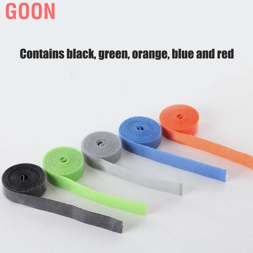 Goon Set 5 Dây Quấn Cáp Có Móc Tiện Lợi 1.5m