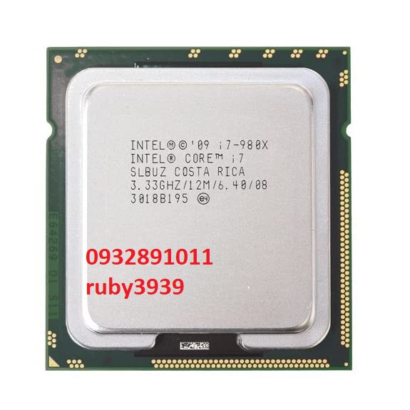 Chip 1366 i7-980X cpu i7-980X 980x trùm xém cuối 1366