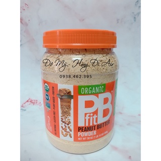 (Hộp Đựng) Bột bơ đậu phộng hữu cơ PBfit 850g