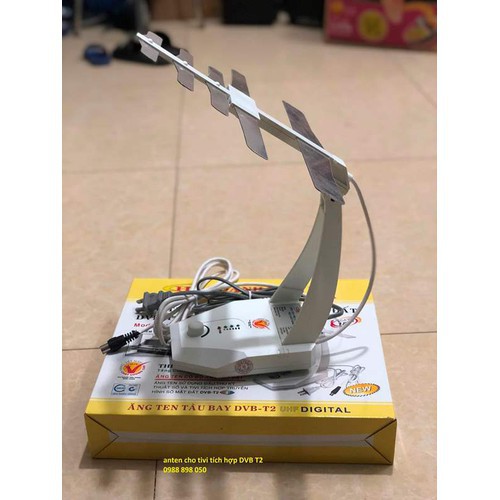 ANTEN ĐỂ BÀN CHO TIVI DVB T2 model 105 - ANTEN TÀU BAY THU SÓNG DVB-T2
