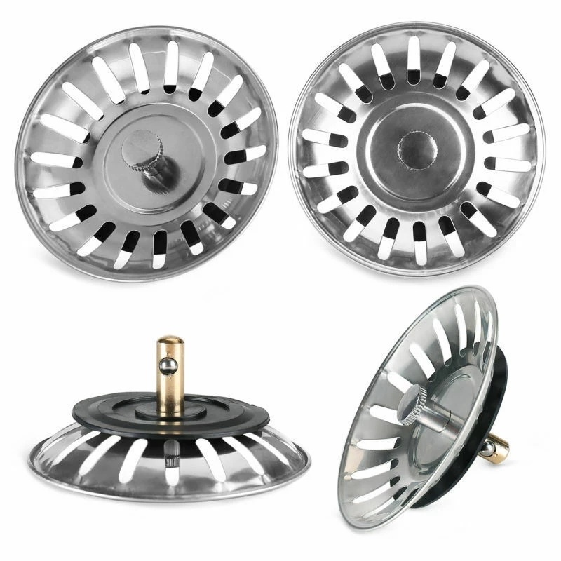 Nút Chặn Lọc Rác Bồn Rửa Chén/Bồn Tắm Bằng Thép Không Gỉ 78mm Chất Lượng Cao