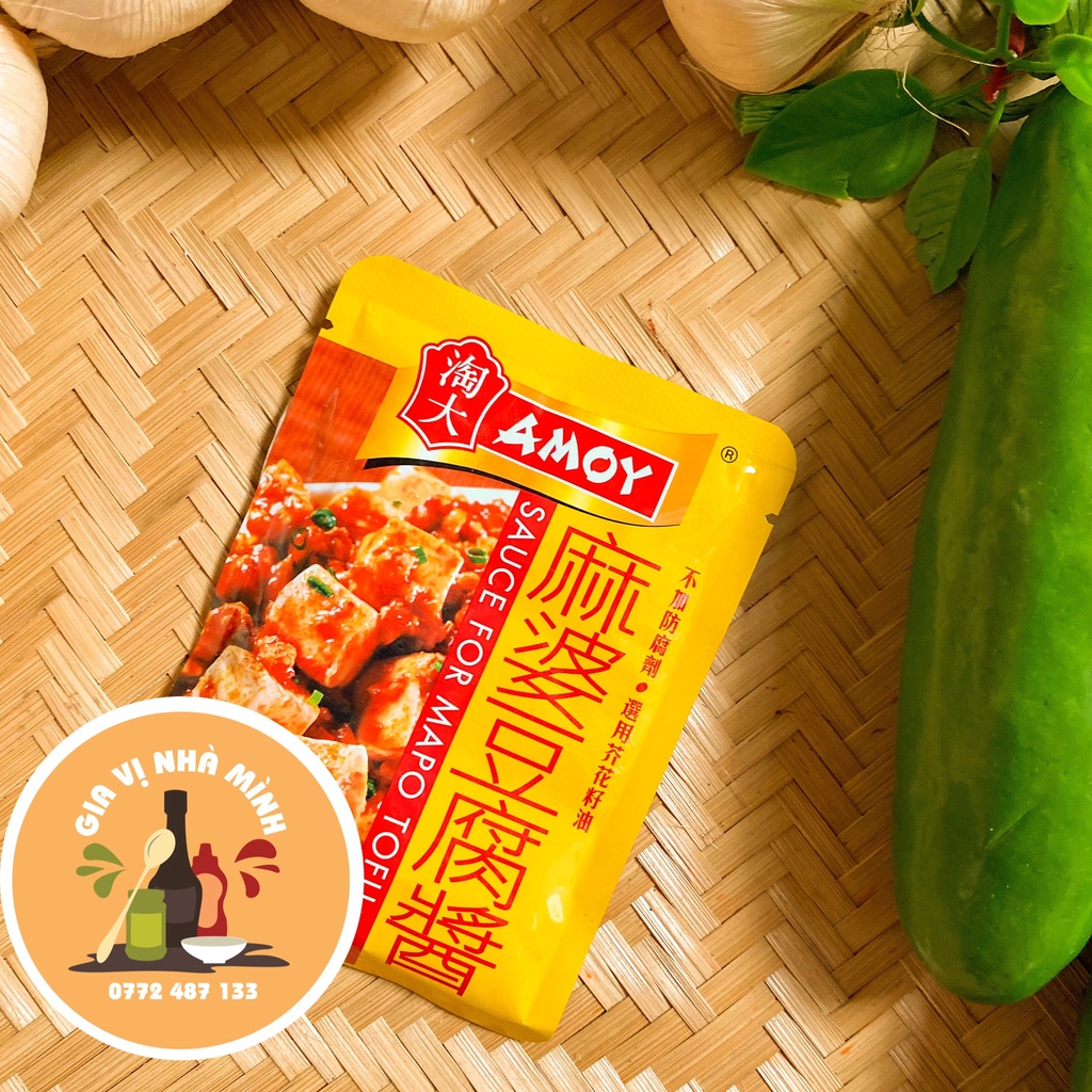 SỐT ĐẬU HỦ TỨ XUYÊN MAPO TOFU AMOY HONG KONG - GÓI 80GR