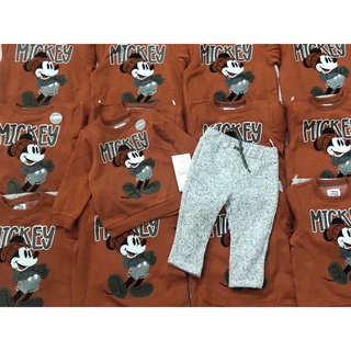 Bộ nỉ Mickey C&A sz 0-9M