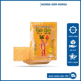 Cao dán sâm gold insam túi vàng loại 25 miếng / gói