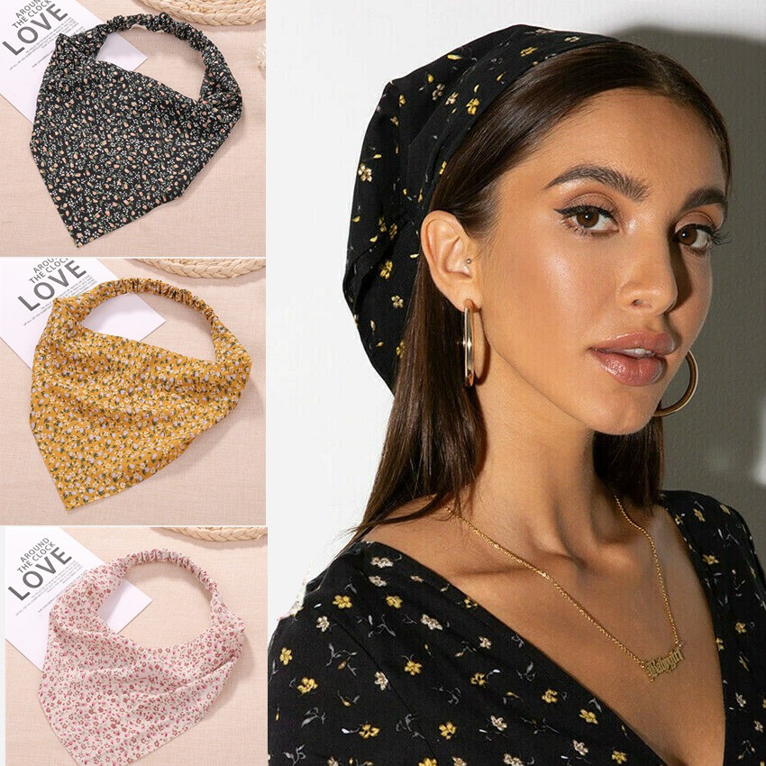 Khăn Quàng Cổ Họa Tiết Hoa Xinh Xắn Dành Cho Nữ