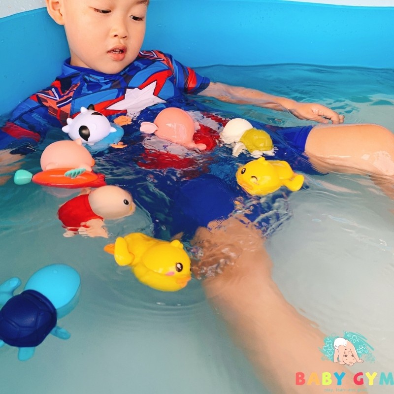 Đồ Chơi Thả Bồn Tắm Cho Bé Dễ Thương – Đồ Chơi Dây Cót Nhà Tắm Mini Hình Con Vật