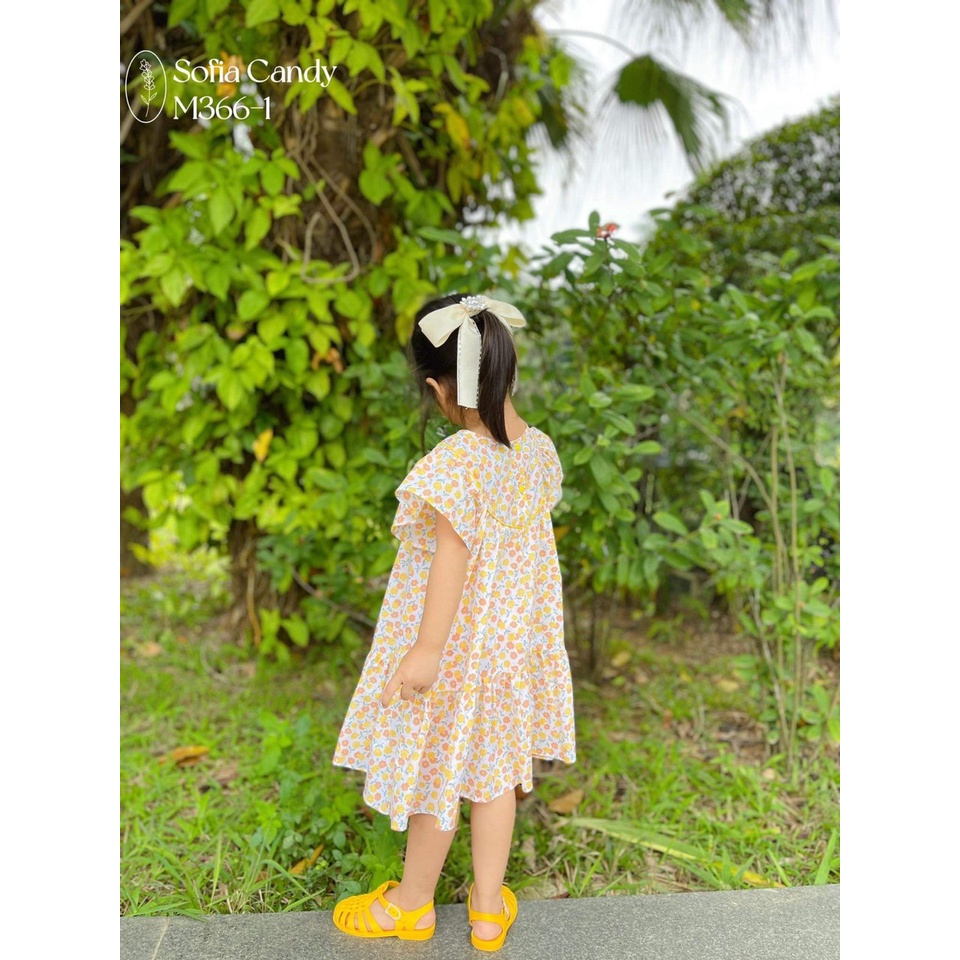 ( Ảnh Thật) Váy, đầm bé gái mùa hè ,Váy Hoa nhí tiểu thư cánh tiên dễ thương cho bé size 10-40kg