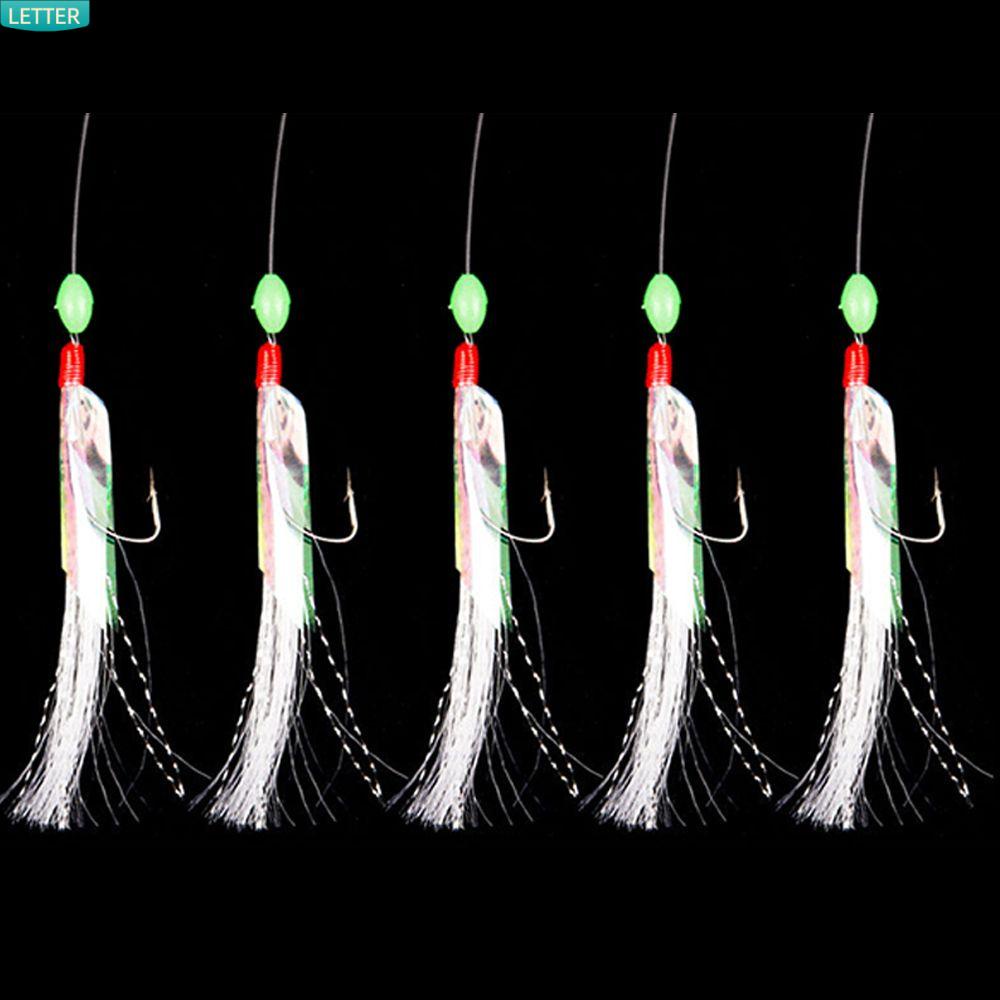 Thư 5 Cái Mới|Dây Móc Câu Cá Chất Lượng Cao|Móc Câu Cá Barbed|Lông Vũ