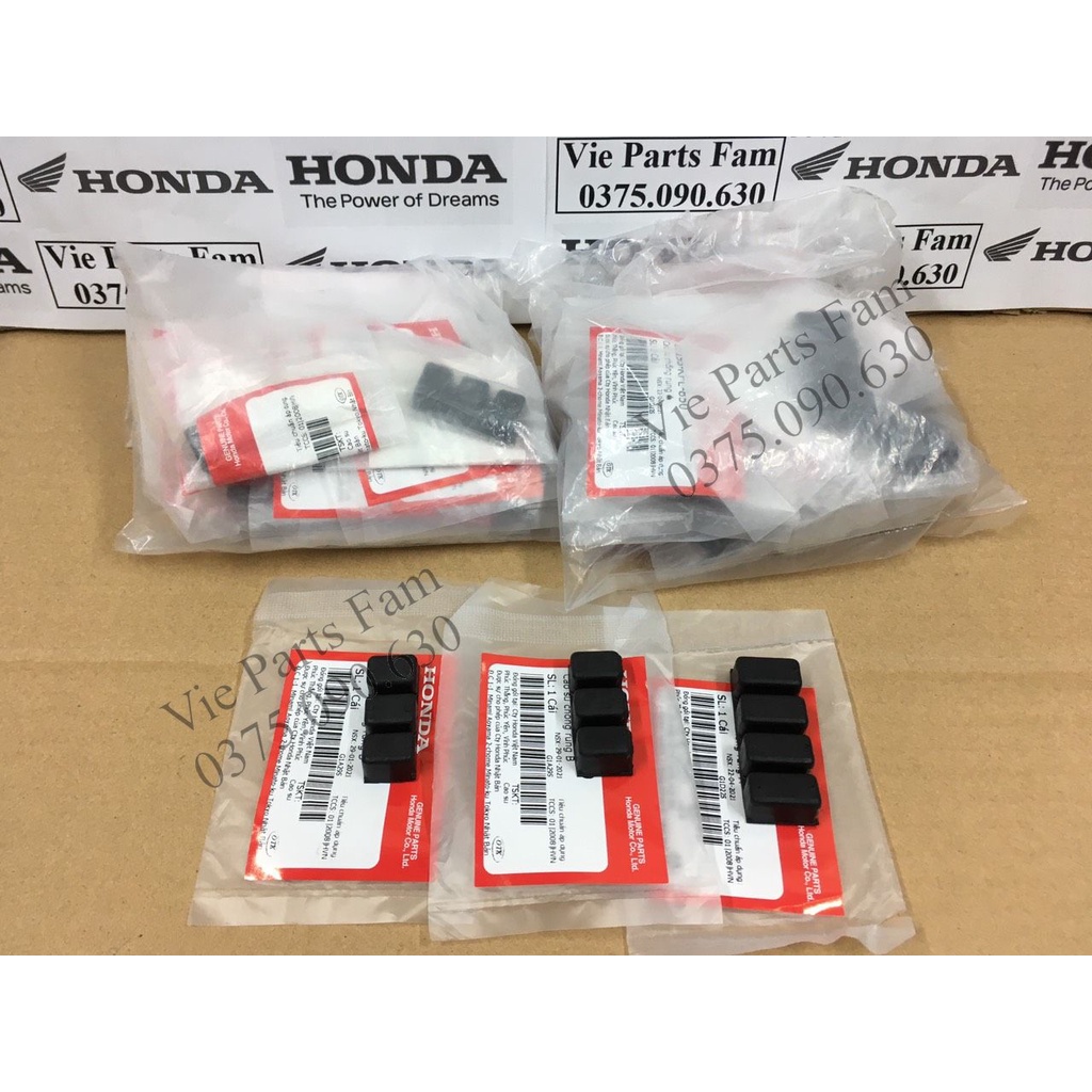 Bộ cao su chống rung thành xylanh Honda Wave ZX, Dream, Future 1, Wave nhỏ 2 bóng  chính hãng Honda Motor