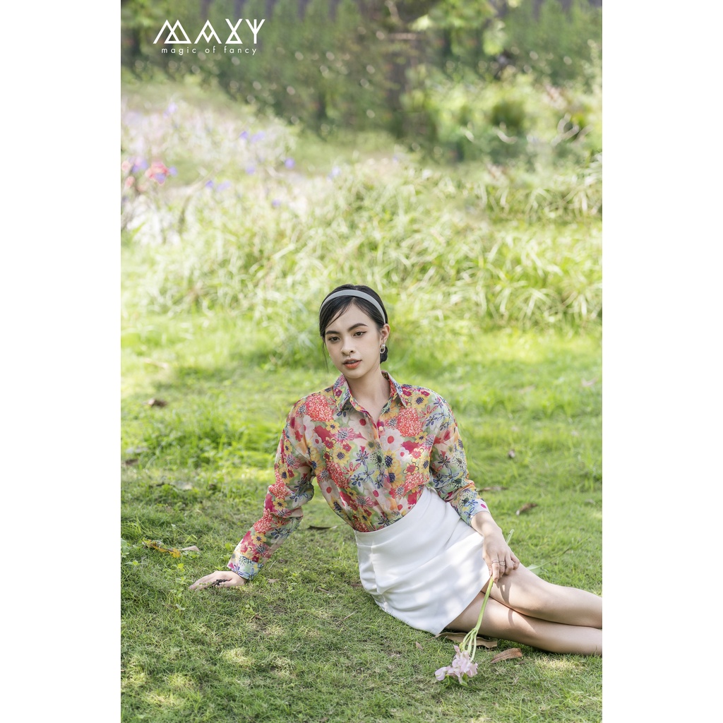 Áo sơ mi họa tiết hoa floral shirt Maxy Workshop