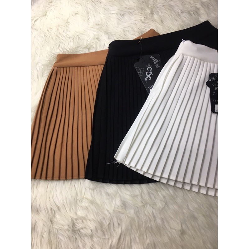 Thanh lý nghỉ bán Chân Váy Xòe Dập Ly Nhỏ (Kèm Ảnh Thật)