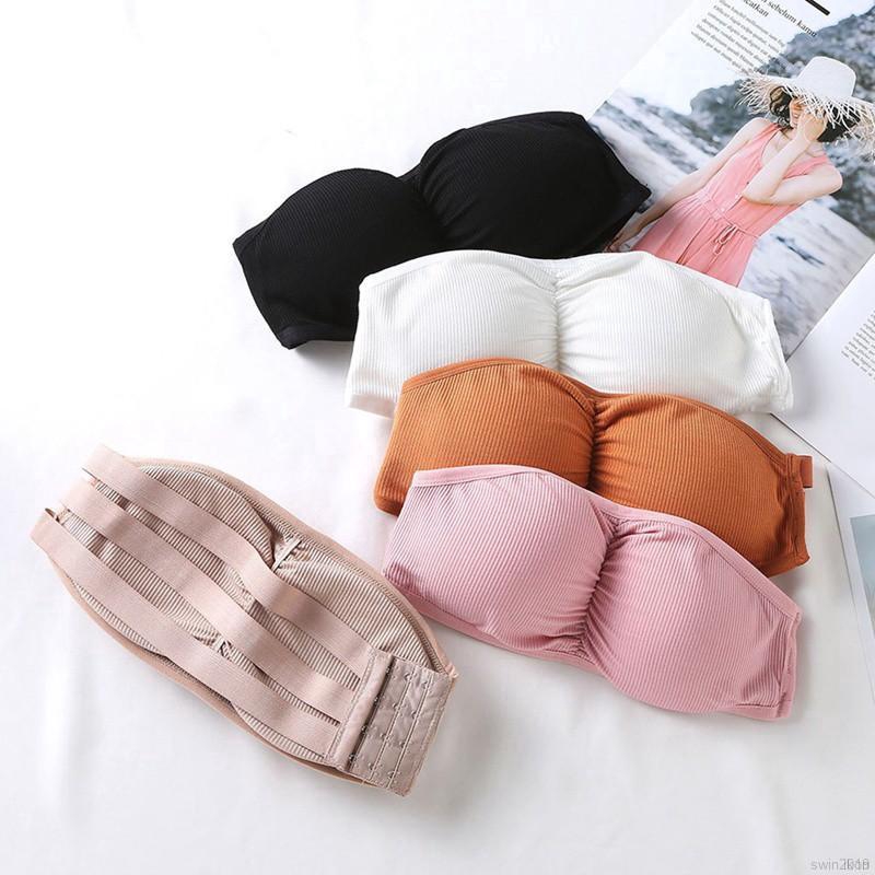 Áo ngực một mảnh trơn màu có đệm nâng ngực gợi cảm