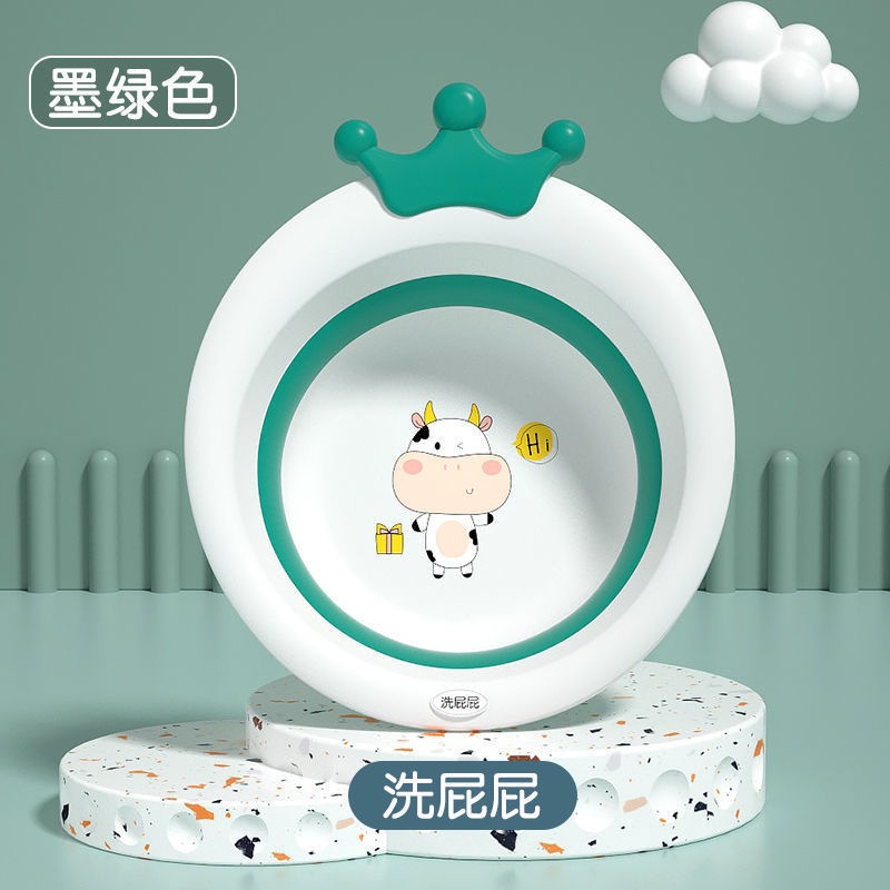 "Chậu Gấp Gọn Rửa Mặt, Rửa Trái Cây Thông Minh Nhiều Hình Đáng Yêu Cho Bé"