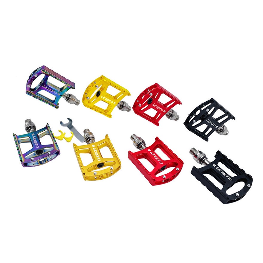 Bàn đạp Litepro hợp kim nhôm tháo gắn nhanh tiện lợi cho xe đạp Brompton S5
