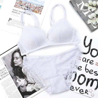 Bộ đồ lót ren sexy, quyến rũ không gọng, đệm mỏng | BigBuy360 - bigbuy360.vn