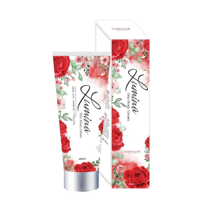 Kem Body LUMINA CAMELLIAH - Siêu Phẩm Dưỡng Da,Ngăn Ngừa Lão Hóa,Giúp Da Trắng Sáng,Mịn & Bảo Vệ Da Khỏi Các Tia UV
