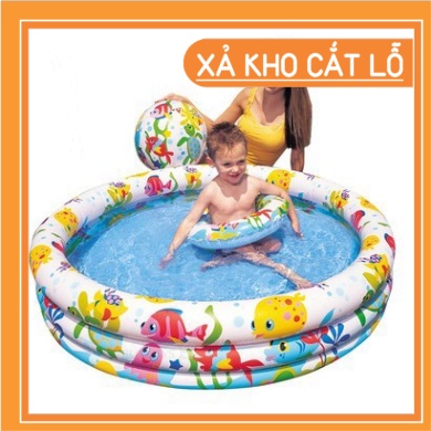 Bể Bơi Phao Tròn 3 Tầng 3 Chi Tiết, Tặng Kèm Phao Và Bóng Chơi Trong Bể Bơi Cho Bé