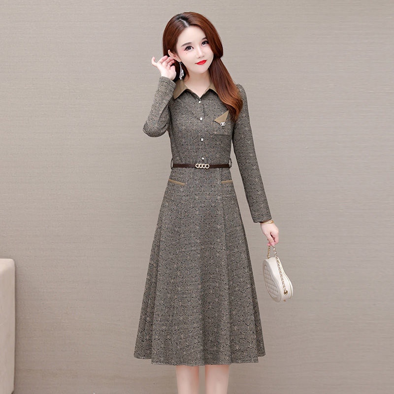 Đầm Dài Vừa Vặn Thời Trang Mùa Xuân Cao Cấp Phong Cách Mới 2022 Dành Cho Nữ Trung Niên