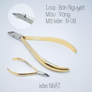 Combo 10 kềm bán nguyệt vàng