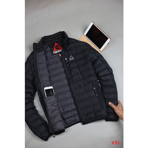 Áo Khoác Lông vũ nam siêu nhẹ màu đen Cao Cấp Xuất Đức!