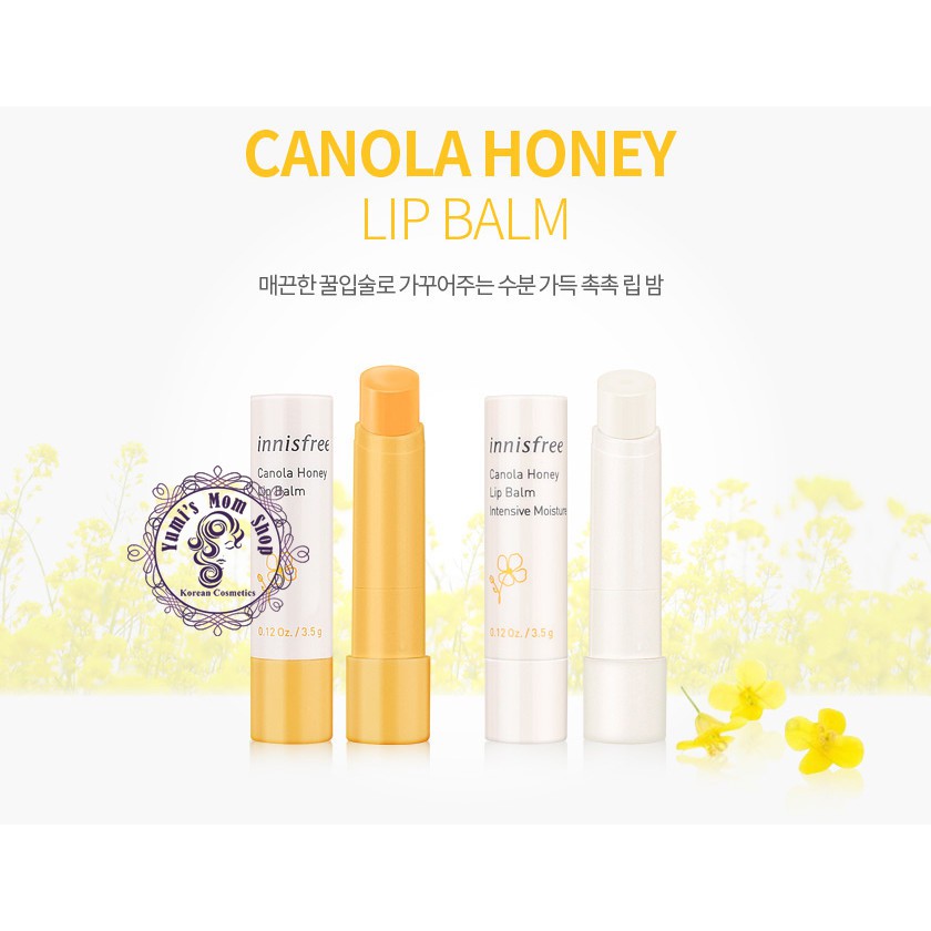 Son dưỡng INNISFREE CANOLA HONEY LIP BALM