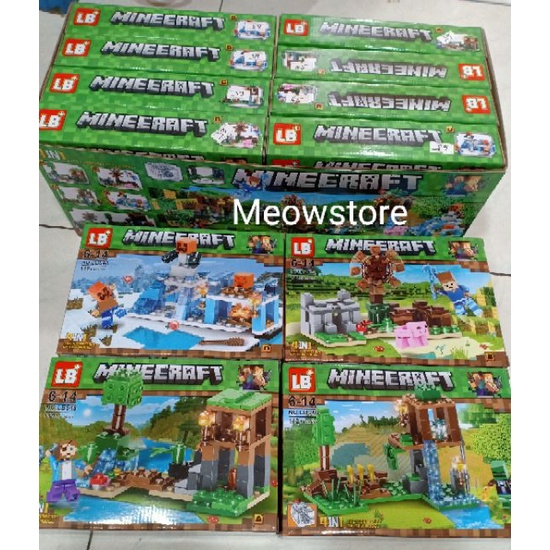 Đồ chơi Lego Minecraft lắp ráp xếp hình -bộ lego Minecraft LB 548 - Meowstore
